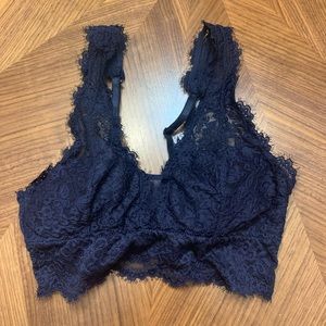 Navy XS Aerie Bralette